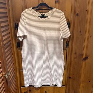 Buffalo David Bitton Striped Cream Dress